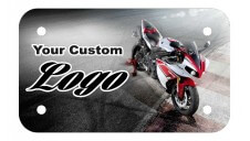 Full Color Motorcycle Poly-Ad Plate | FC Motorcycle